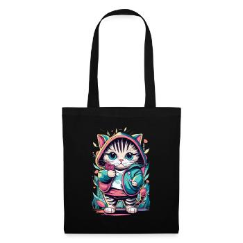 cute kawaii kitten japan - Tote Bag - black - Front