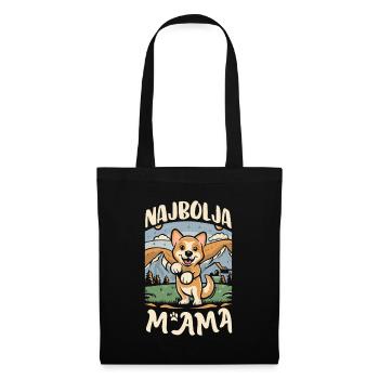 Najbolja maman I meilleur cadeau de fête des mères de maman - Sac en tissu - noir - Devant
