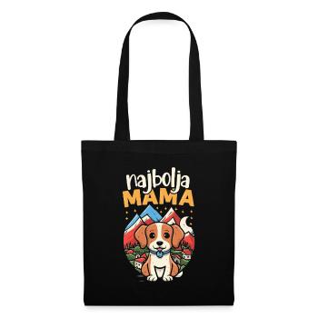 Najbolja maman I meilleur cadeau de fête des mères de maman - Sac en tissu - noir - Devant