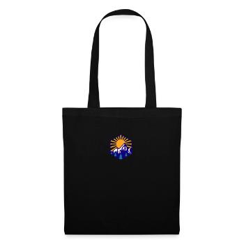 Aventure en plein air Explorez la nature - Sac en tissu - noir - Devant