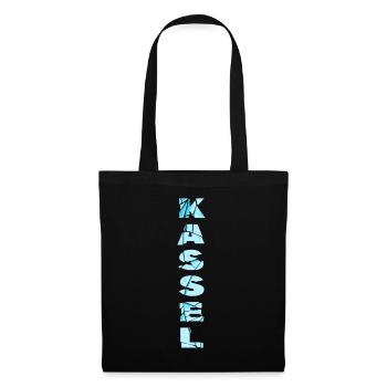 Kassel Germany City Font Skyline Home - Tote Bag - black - Front