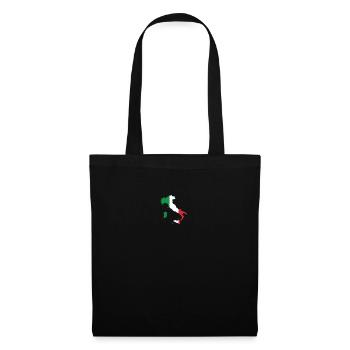Italy Map Italian Flag Gift - Tote Bag - black - Front