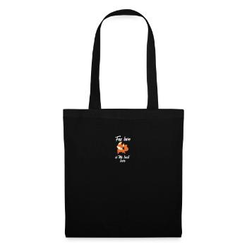 Fox – Cute Fox – Fox Lover – Fox Love - Tote Bag - black - Front