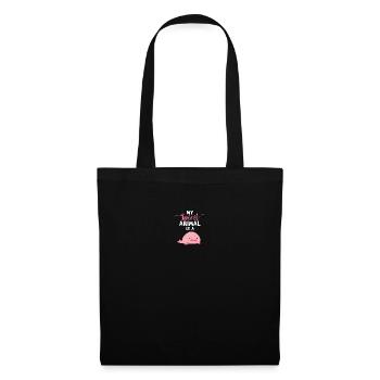 Mon esprit Animal Cadeaux Blobfish Blob Fish Anniversaire - Sac en tissu - noir - Devant