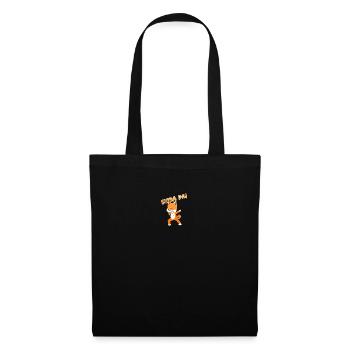 Cadeau Shiba Inu Uni Dog Dance tamponné Move I - Sac en tissu - noir - Devant