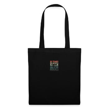 16e anniversaire-16 ans d'être génial - Sac en tissu - noir - Devant