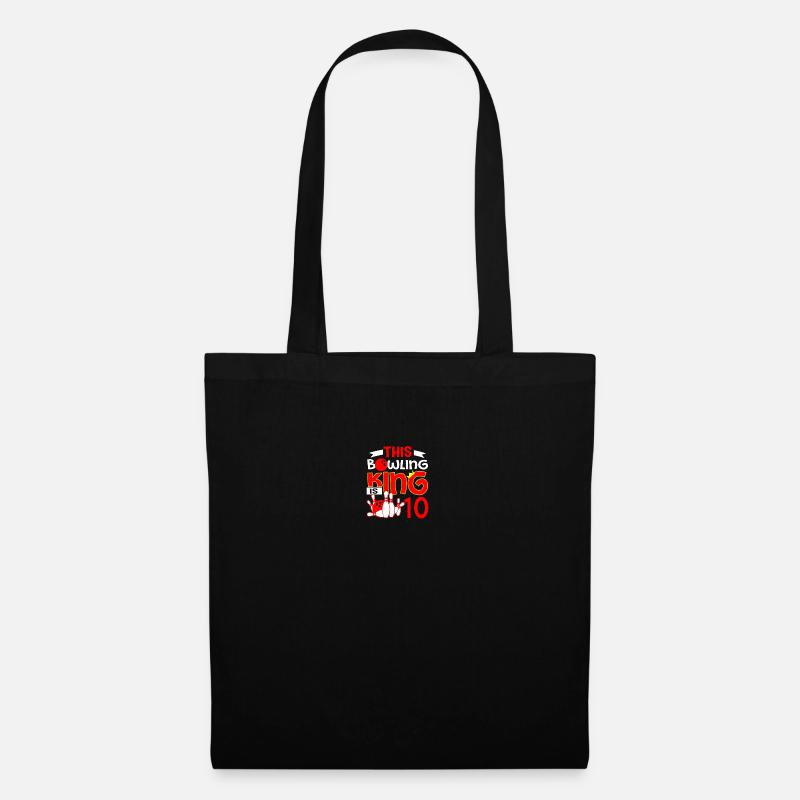 This Bowling King Is 10 Years Old - Tote Bag - black