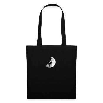 Boulderer Climb Climbing Woman Climber - Tote Bag - black - Front