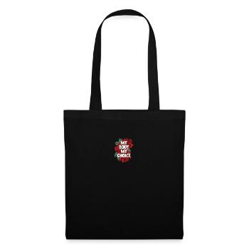My Body My Choice Cadeau amusant pour le féminisme pour femmes - Sac en tissu - noir - Devant