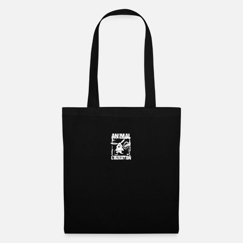 animal2 - Stoffbeutel - Schwarz
