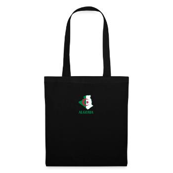 logo algérie - Sac en tissu - noir - Devant