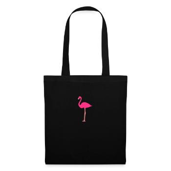 Flamingo 3 colors - Tote Bag - black - Front