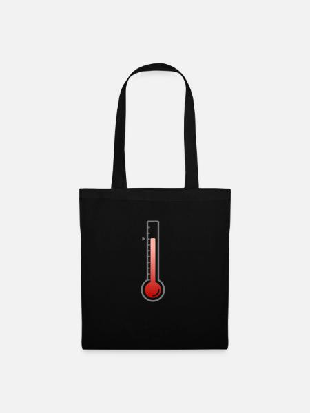 Thermometer - Stoffbeutel - Schwarz