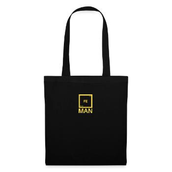 FE MAN 55.58 Éléments chimiques du fer Fer 26 - Sac en tissu - noir - Devant