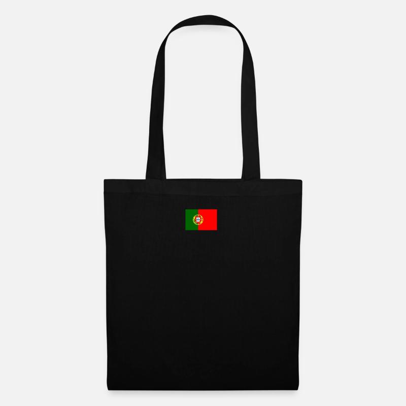 Portugal - Stoffbeutel - Schwarz
