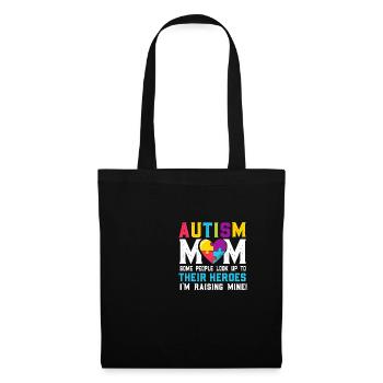 autism mom - Tote Bag - black - Front