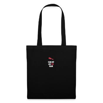 Make My Ass Red again Kinky Paddle en cuir BDSM - Sac en tissu - noir - Devant