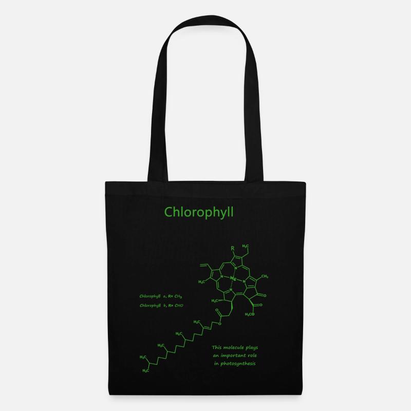 Chlorophyll - Stoffbeutel - Schwarz