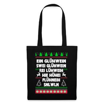 Glühwein - Stoffbeutel - Schwarz - Vorne