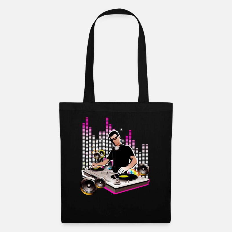 DJ - Sac en tissu - noir