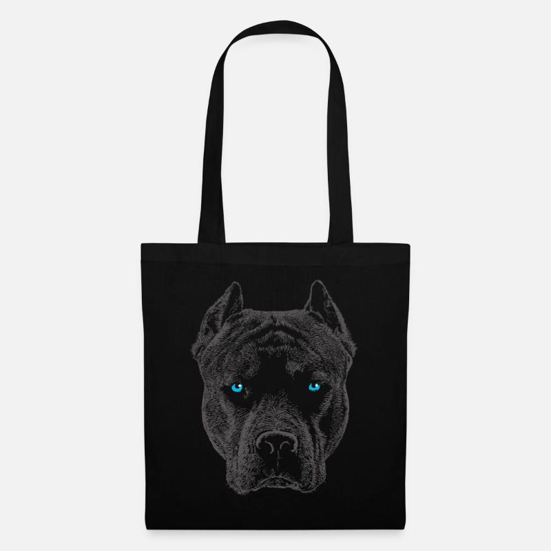 Pit bull 12 2018 3 - Stoffbeutel - Schwarz