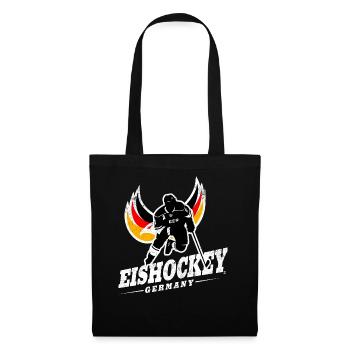 DEUTSCHLAND EISHOCKEY TEAM GERMANY ADLER - Stoffbeutel - Schwarz - Vorne