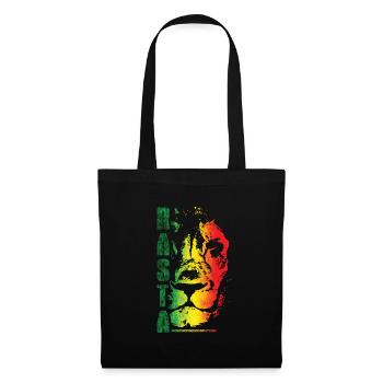 Rasta Lion Rainbow Style - Tote Bag - black - Front