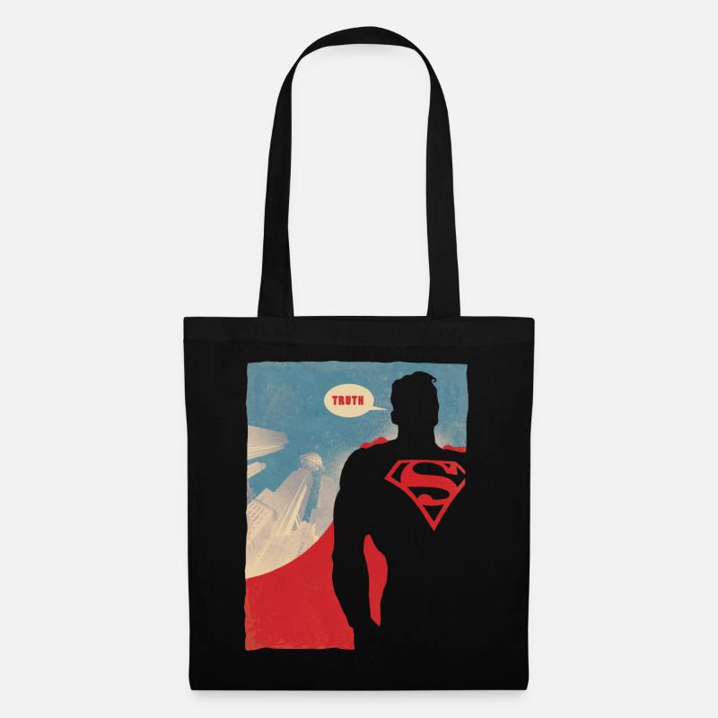 Superman 'Truth' - Stoffbeutel - Schwarz