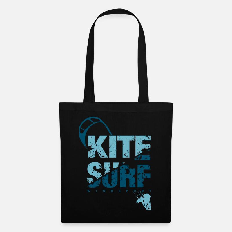 KITE SURF 3 - Stoffbeutel - Schwarz