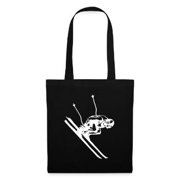Skier, skiing - Tote Bag - black - Front