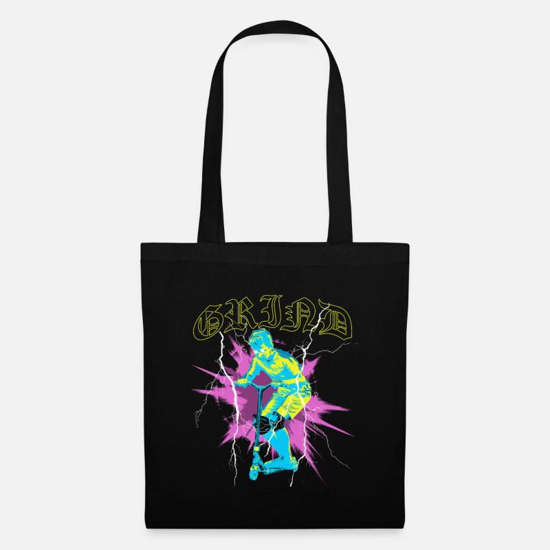 Freestyle Scooter | Children's Gift - Tote Bag - black