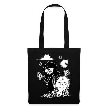 Scary girls in a cemetery - Tote Bag - black - Front