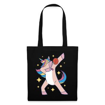 Dabbing Unicorn Table Tennis Racket Table Tennis - Tote Bag - black - Front