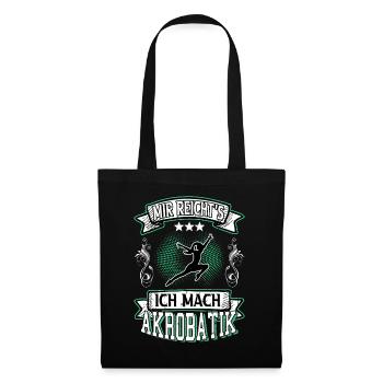Acrobaties Acrobat Sports Acrobaties Gymnastique Dicton - Sac en tissu - noir - Devant