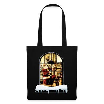 Santa Claus at home - Tote Bag - black - Front