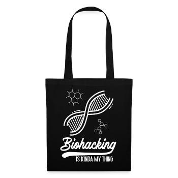 Le biohacking, c'est un peu mon truc. - Sac en tissu - noir - Devant