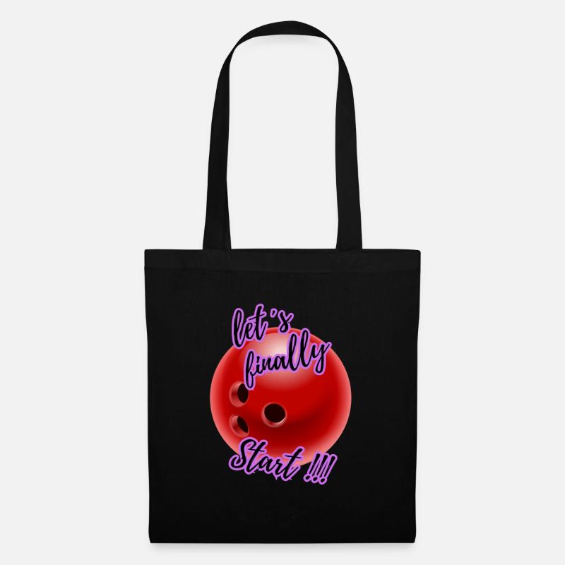 let ́s finally Start Bowling 6 - Tote Bag - black