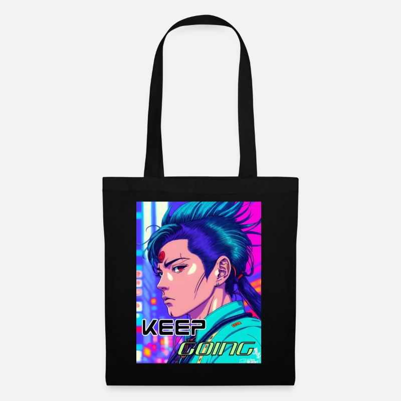 Keep Going ( Version Man ) - Tote Bag - black
