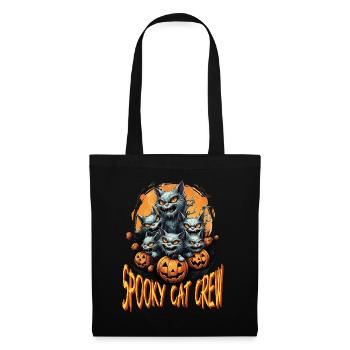 Happy Halloween Cats Pumpkin Costume Spooky - Tote Bag - black - Front