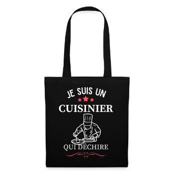 Cook Who Tears - Tote Bag - black - Front
