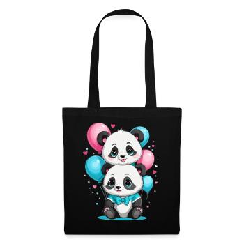 Cute Panda - Tote Bag - black - Front