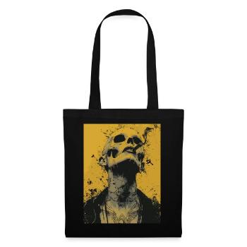 The Woman - Skull, Totenkopf, Pentagramm - Stoffbeutel - Schwarz - Vorne