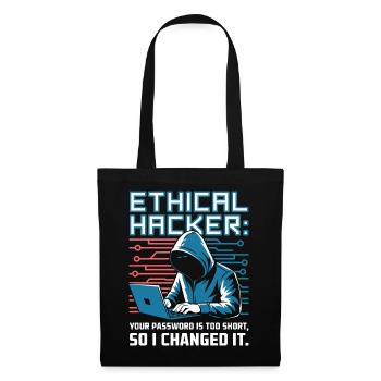 Ethical Hacker - Tote Bag - black - Front