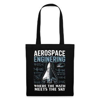 Aerospace Engineering Math Humor Design - Tote Bag - black - Front