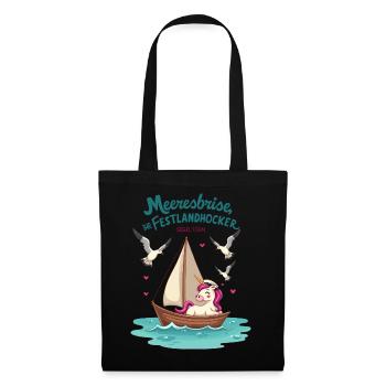 Sail unicorn ahoy ! - Tote Bag - black - Front