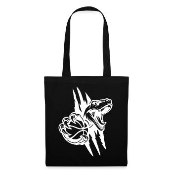 Ballon de basket-ball Roaring Raptor - Sac en tissu - noir - Devant