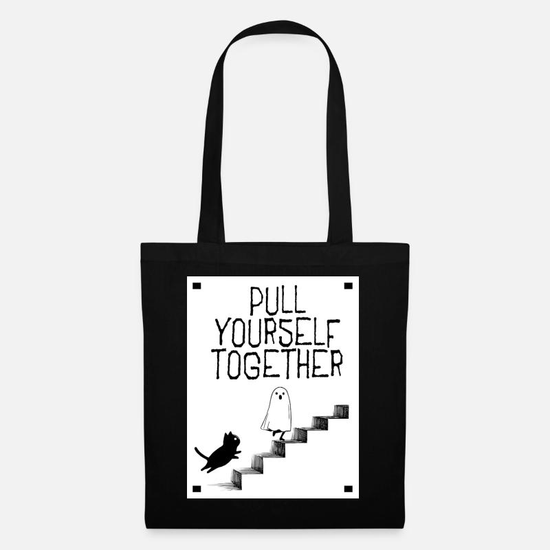 Pull yourself together - Tote Bag - black