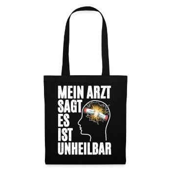 Pyrotechnie dans la tête - Sac en tissu - noir - Devant