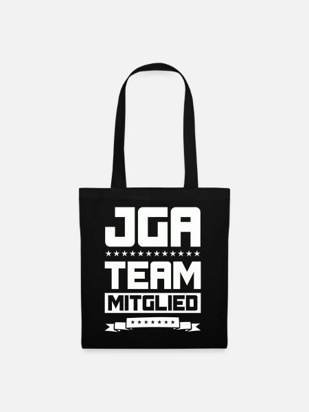 JGA TEAM MITGLIED - Stoffbeutel - Schwarz