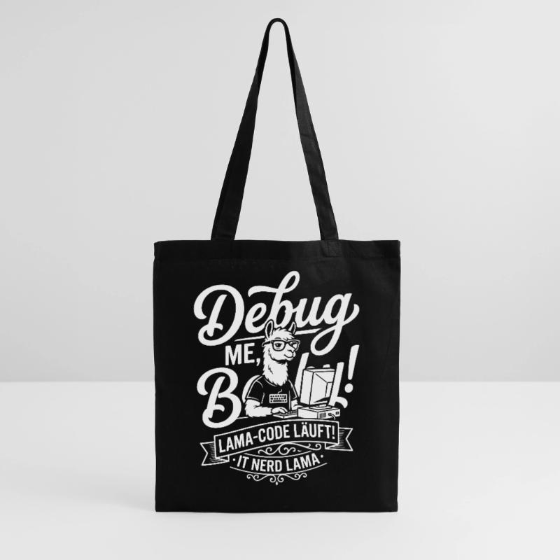 Lama Code Debug Design Tote Bag